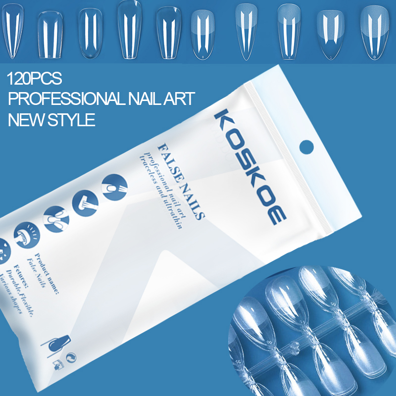 Nail Art Xs - 120 قطعة الأظافر كاذبة اضغط على