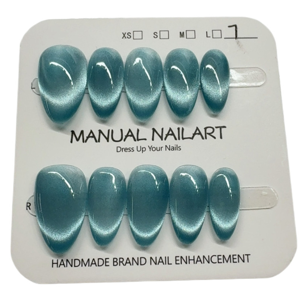 Nail Art Xs - 10 قطع من الأظافر الاصطناعية الفرنسية