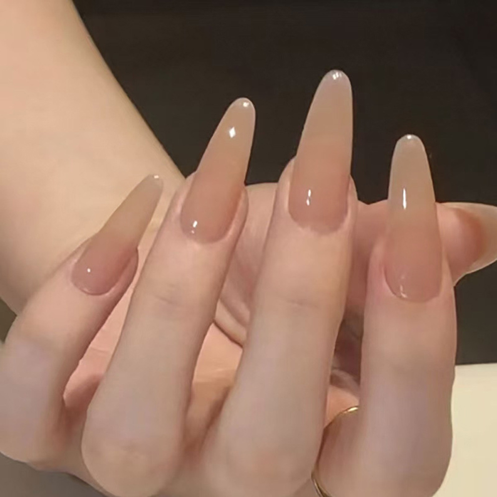Nail Art Wedding - 24 قطعة من الأظافر الاصطناعية الفرنسية