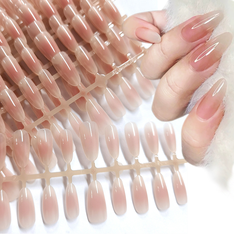 Nail Art Xs - 30 قطعة لون عاري وهمية مسمار