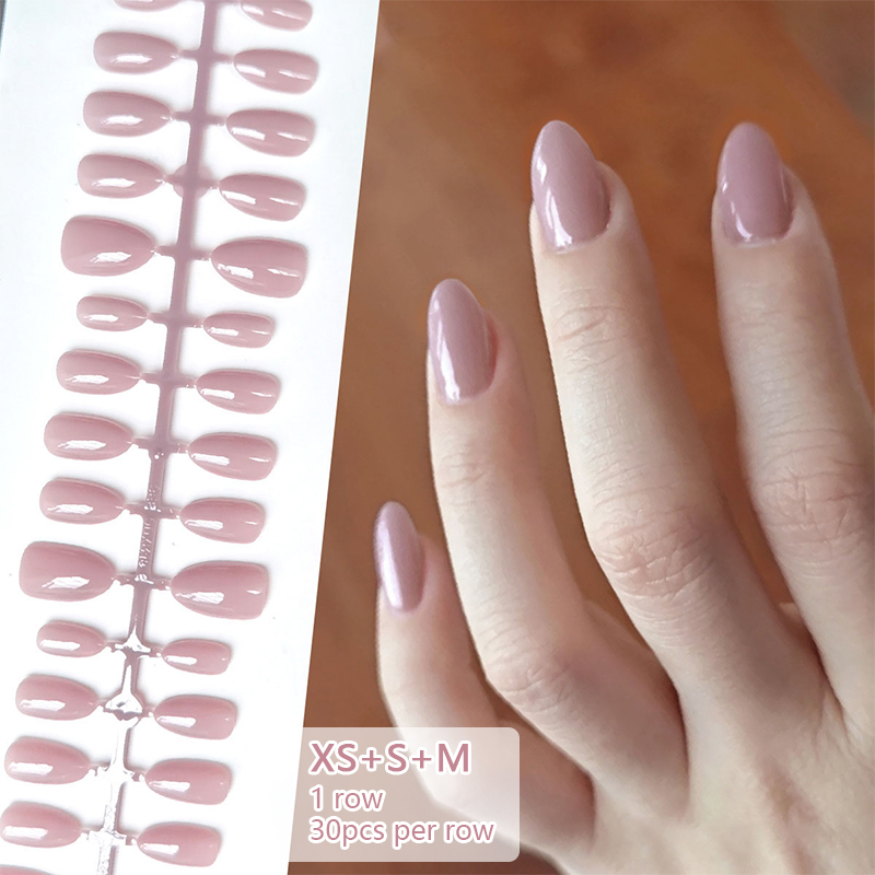 30 قطعة أظافر صناعية بلون البش - مراجعة Nail Art Xs وسعره