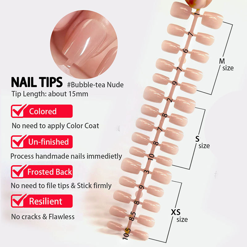 30 قطعة الأظافر وهمية التدرج ا - مراجعة Nail Art Xs وسعره