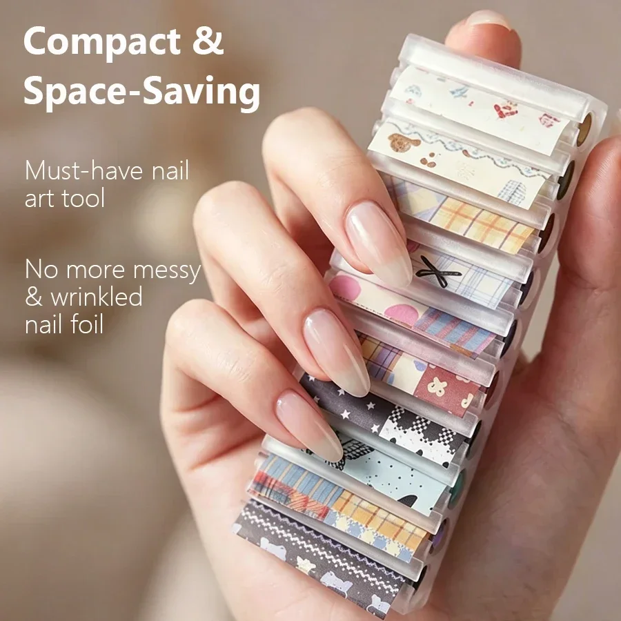 صندوق تخزين محمول بـ 10 أقسام  - مراجعة Nail Art Pinterest وسعره
