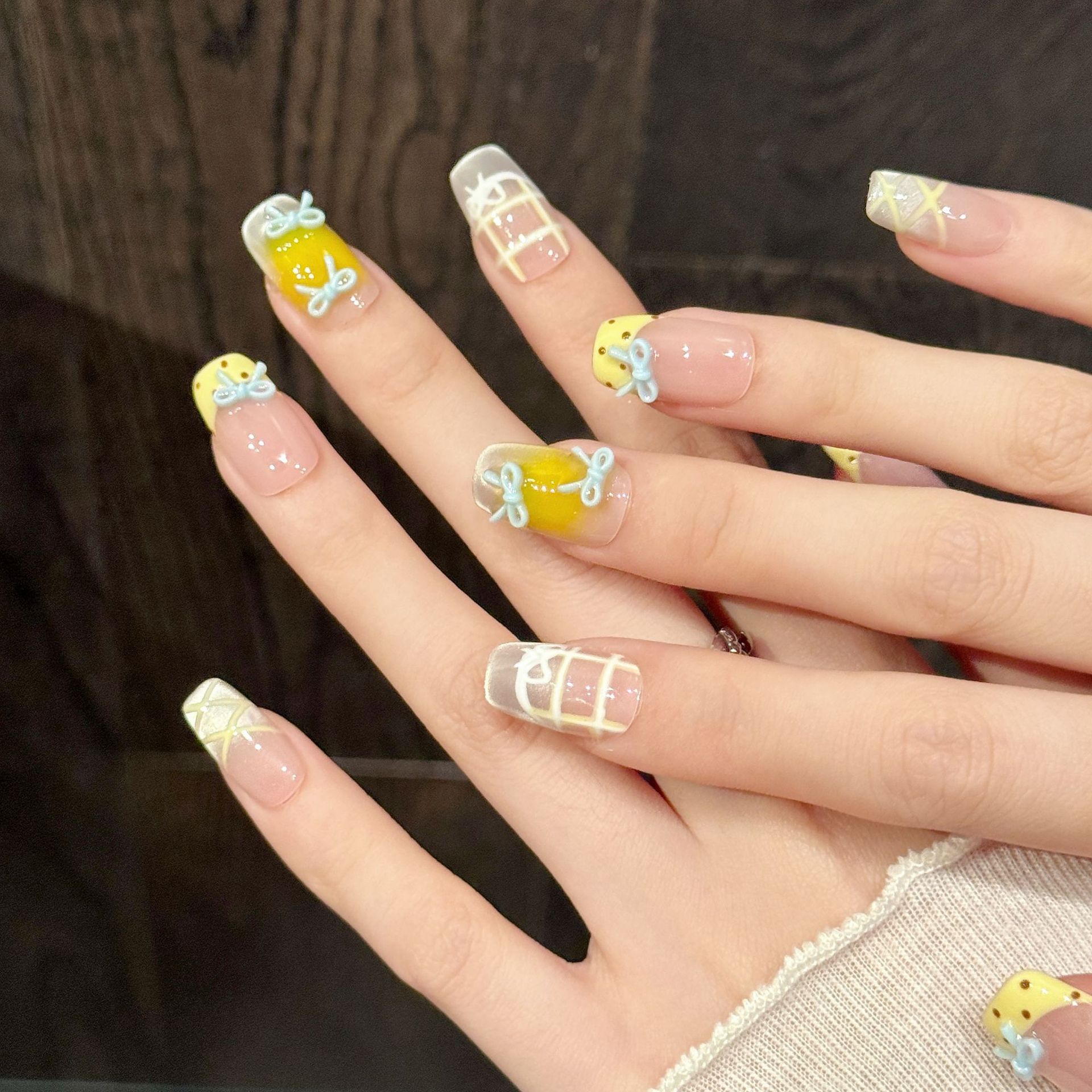 10 قطعة اليدوية Kawaii لطيف ال - مراجعة Nail Art Xs وسعره