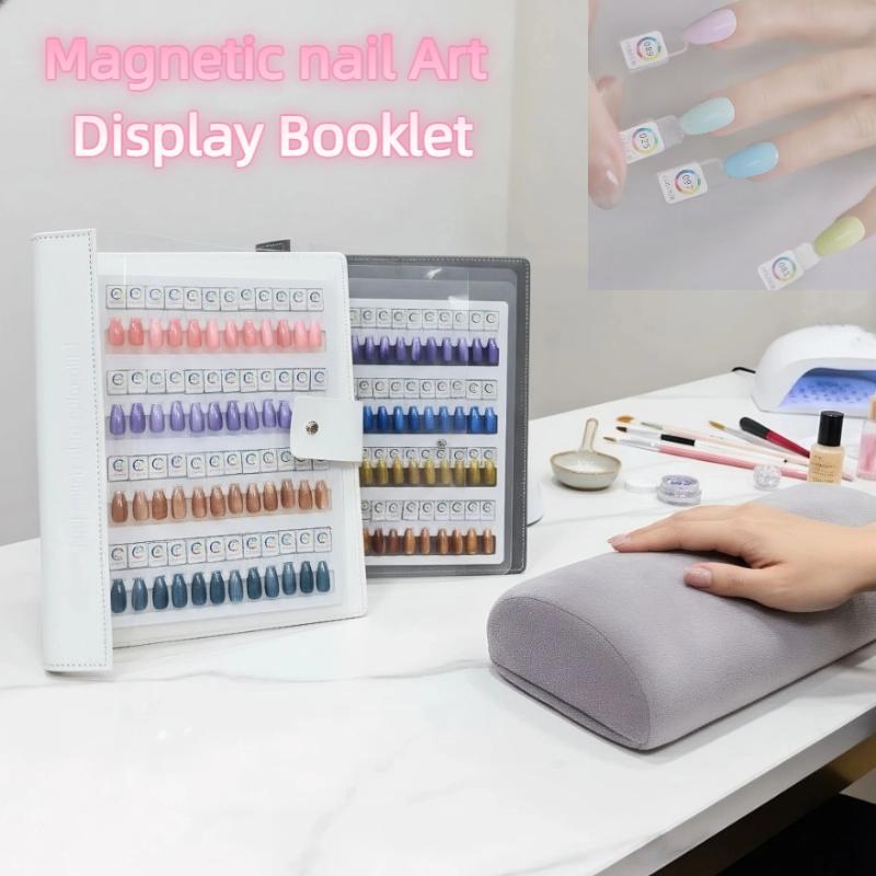 كتاب عينات ألوان الأظافر المغن - مراجعة Nail Art Pinterest وسعره