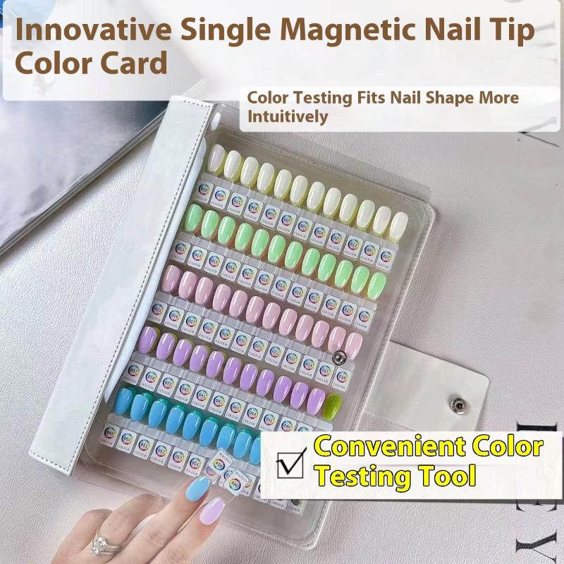 كتاب عينات ألوان الأظافر المغن - مراجعة Nail Art Pinterest وسعره