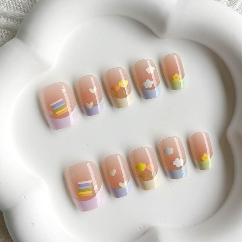 10 قطع من ملصقات الأظافر النسا - مراجعة Nail Art Xs وسعره