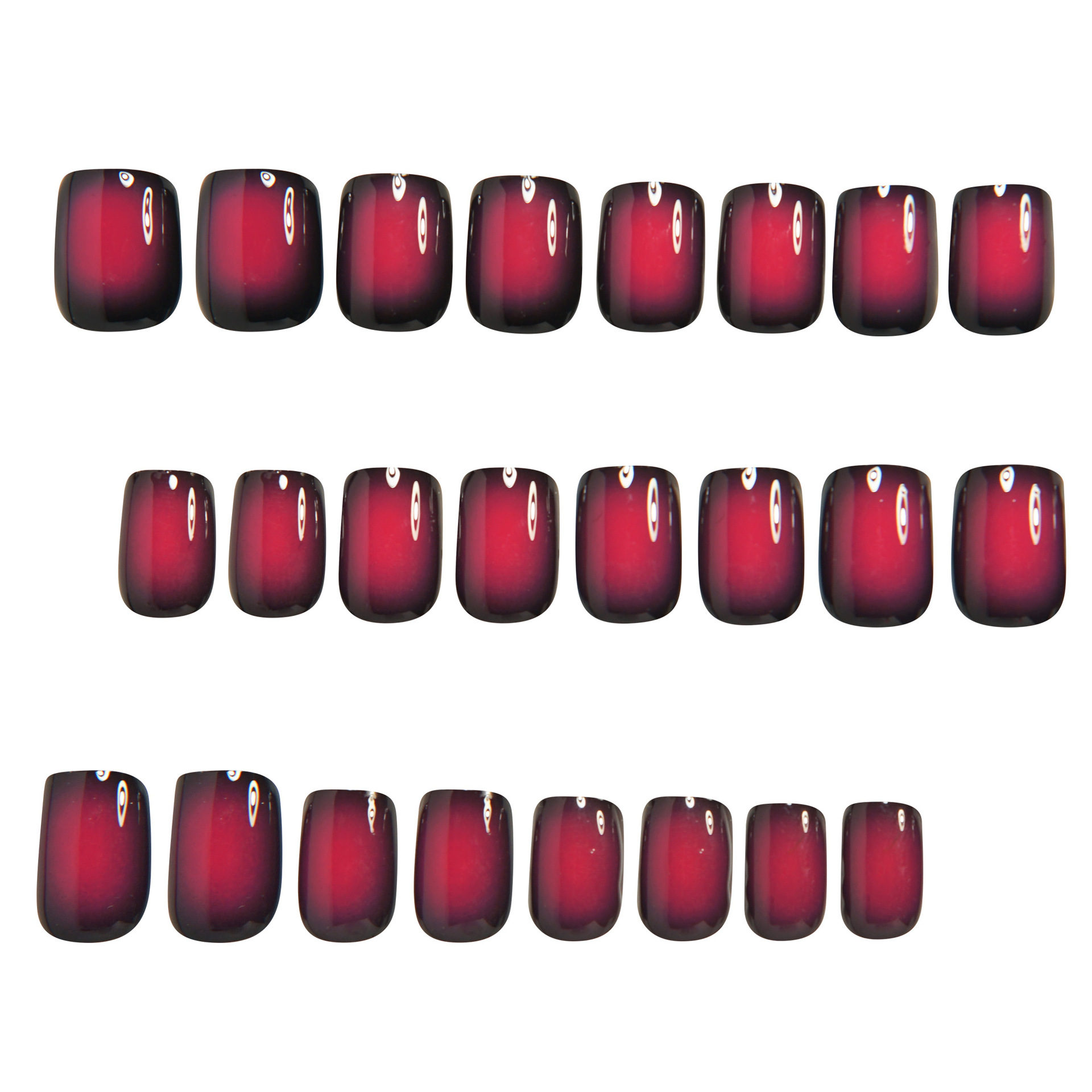 أظافر صناعية قصيرة مربعة الشكل - مراجعة Nail Art Pink وسعره