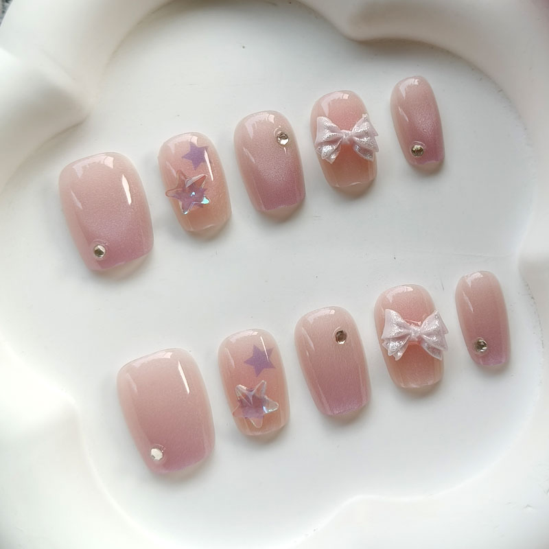10 قطع من أظافر صناعية للفتيات - مراجعة Nail Art Xs وسعره