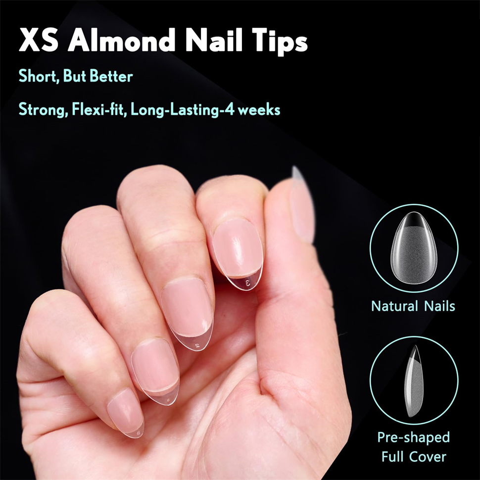 600 قطعة من أطراف الأظافر من ا - مراجعة Nail Art Xs وسعره