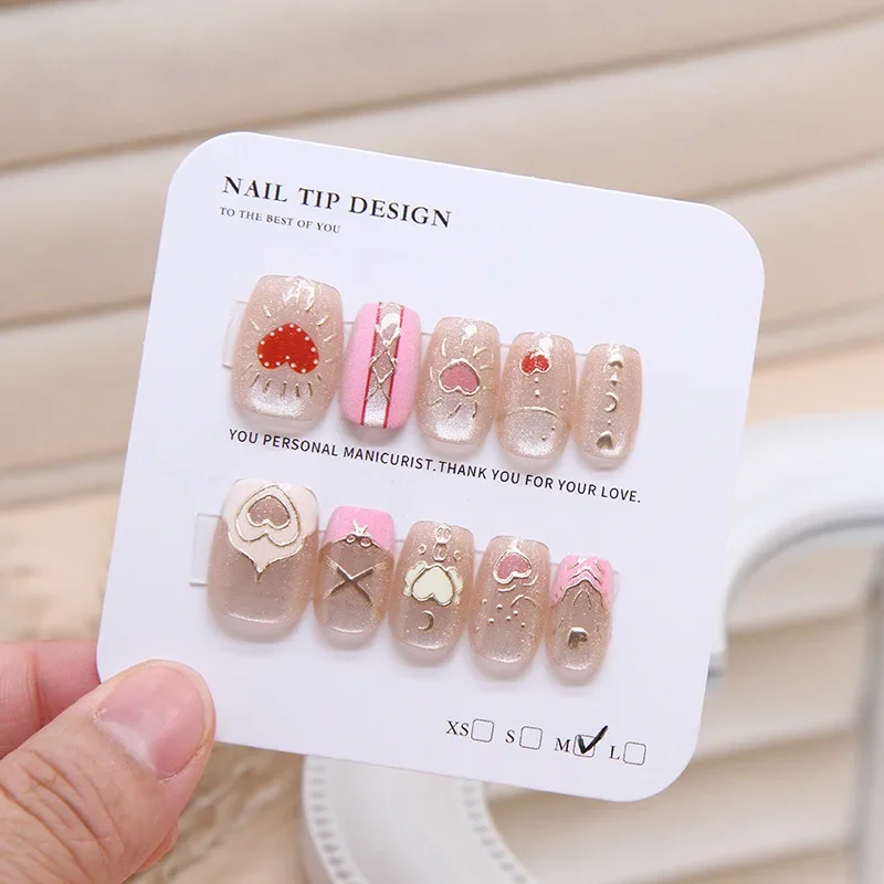 10 قطعة عين القطط النساء اليدو - مراجعة Nail Art Xs وسعره