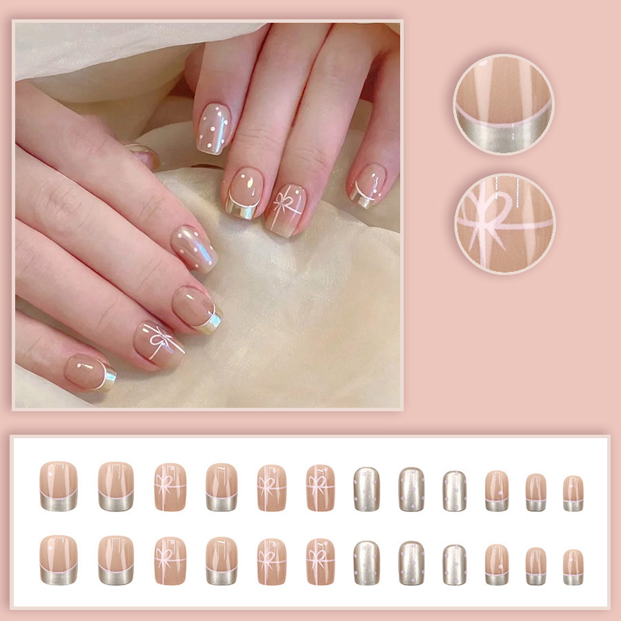 أظافر صناعية قصيرة مربعة الشكل - مراجعة Nail Art Xs وسعره