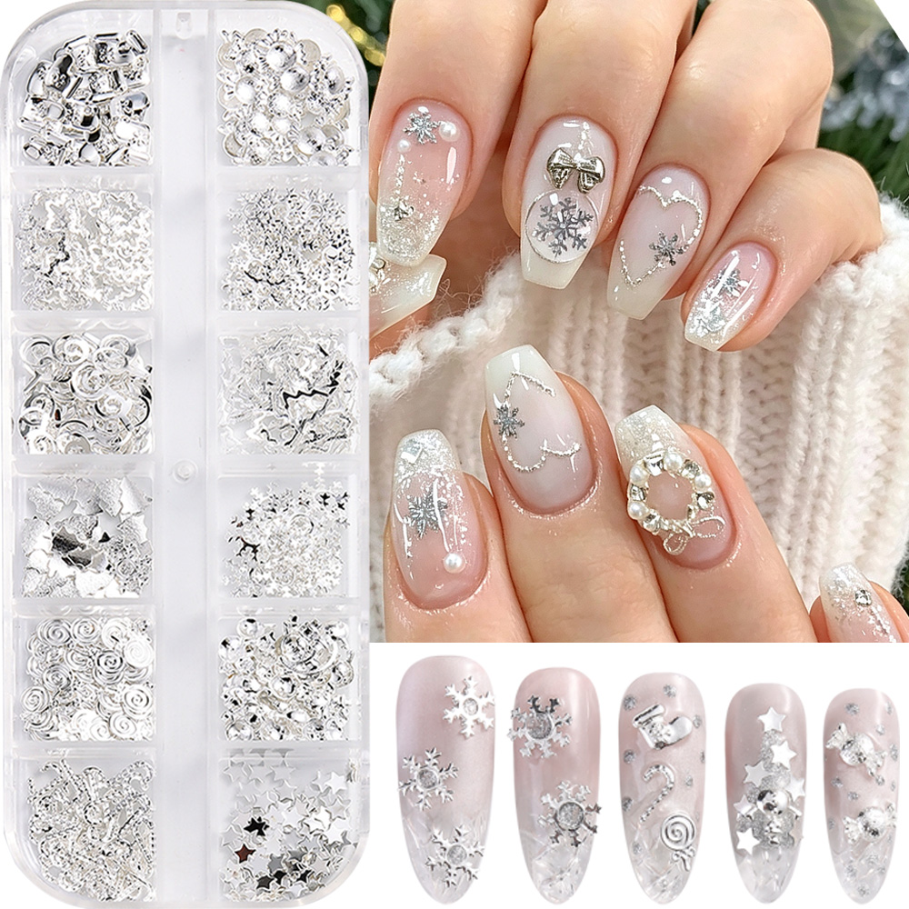 زينة أظافر ثلاثية الأبعاد بتصم - مراجعة Nail Art Xmas Tree وسعره