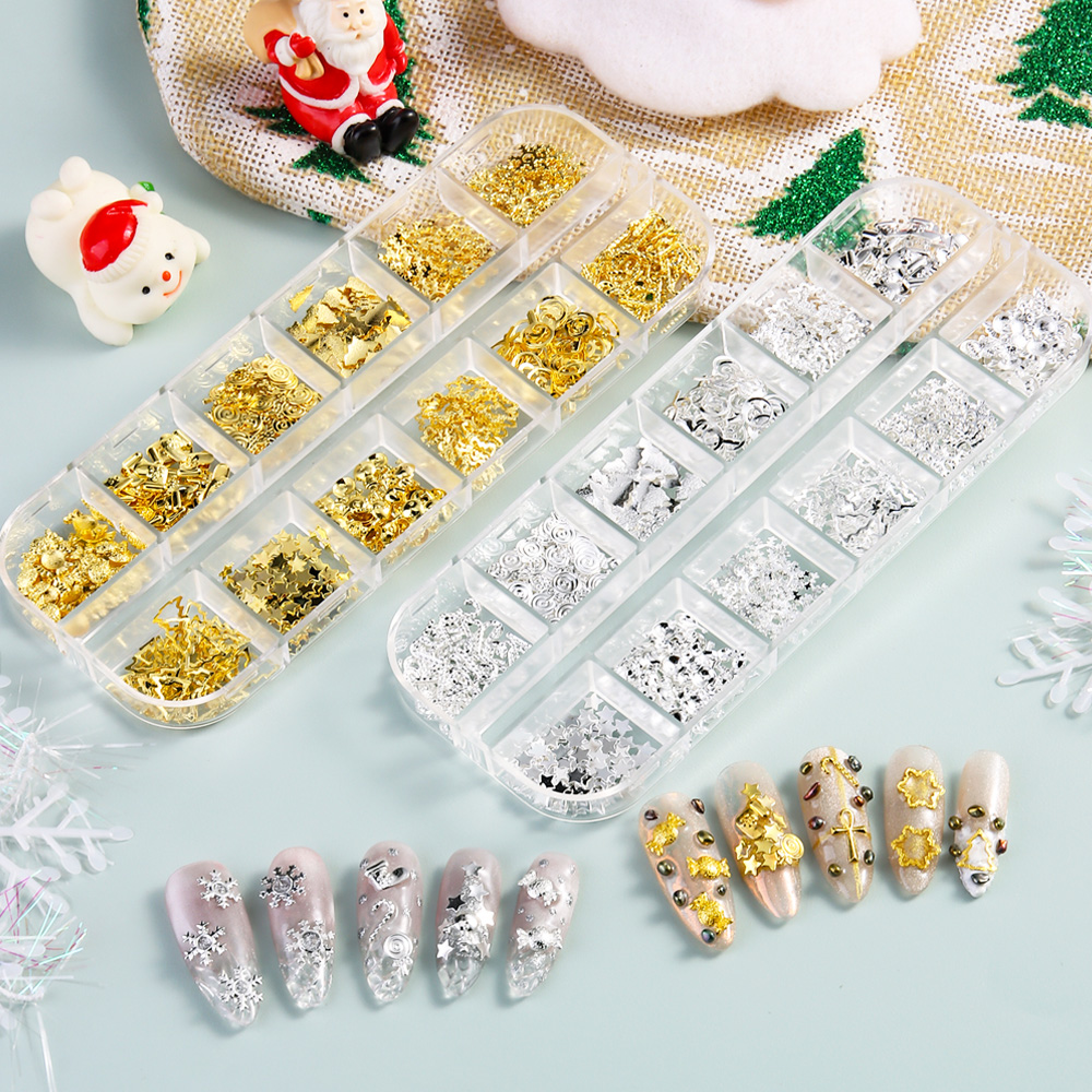 زينة أظافر ثلاثية الأبعاد بتصم - مراجعة Nail Art Xmas Tree وسعره