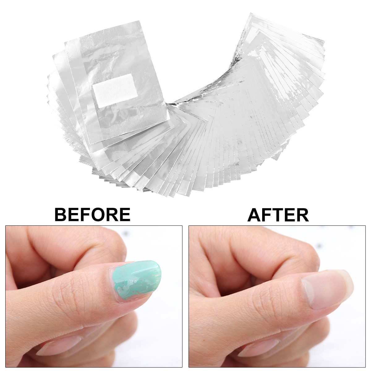 500/1000 قطعة الألومنيوم احباط - مراجعة Nail Art Remove وسعره